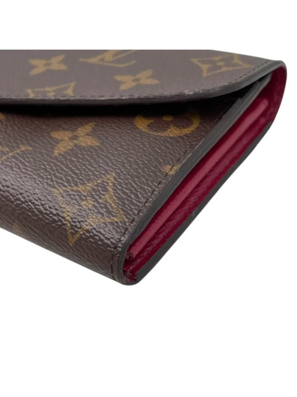Louis Vuitton Bifold Wallet Portefeuille Sarah Monogram Fuchsia Pink